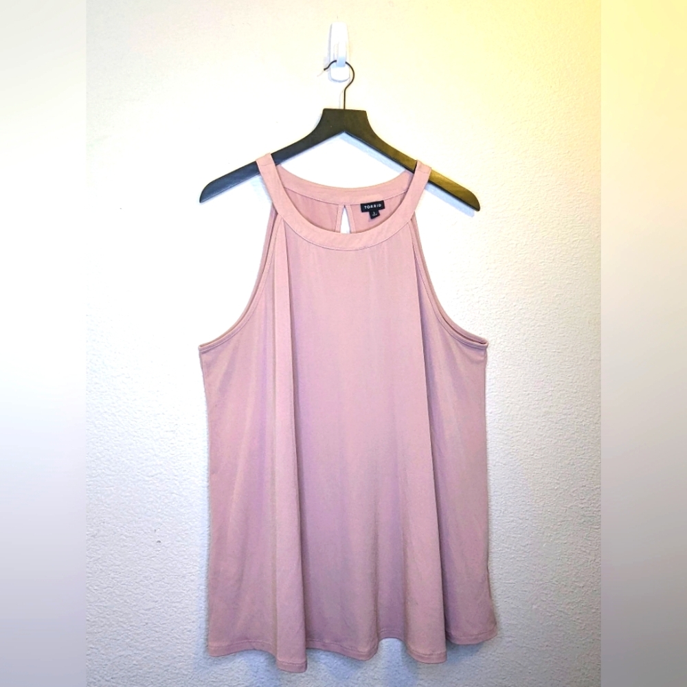 Torrid Light Pink High Neck Tank